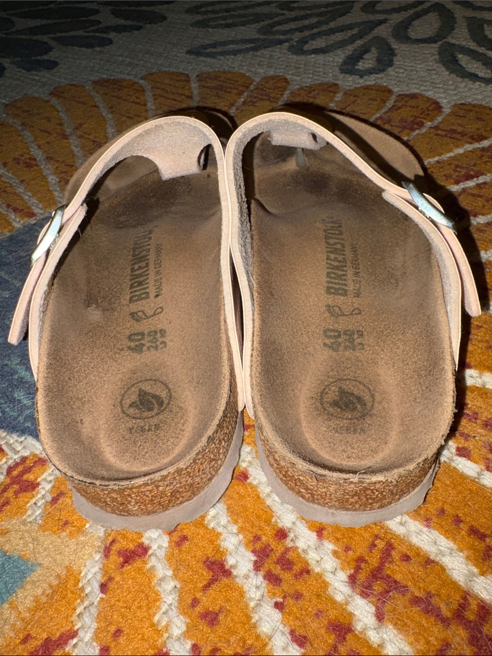 Birkenstock Women's Vegan Leather Sandals size 40/9 - Picture 4 of 9
